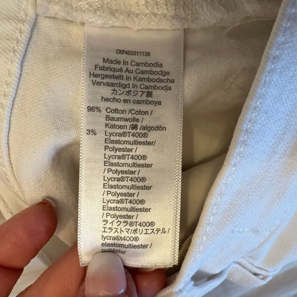 Madewell The Perfect Vintage Straight Leg Jean in Cream Size 28 - Picture 8 of 10